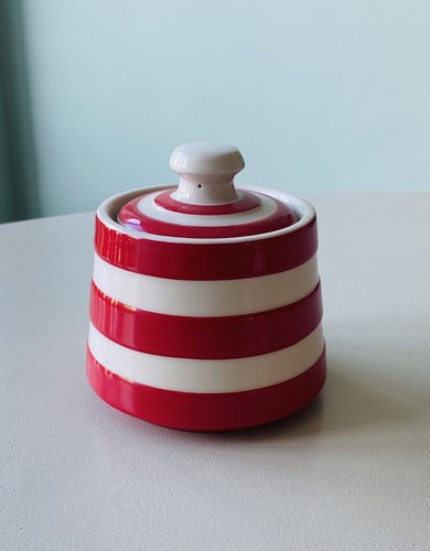 Green cornishware red - red, &