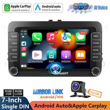 Android 15 AI Voice Car Stereo Radio 2 Din for VW Golf MK5 MK6 Jetta GPS NAVI