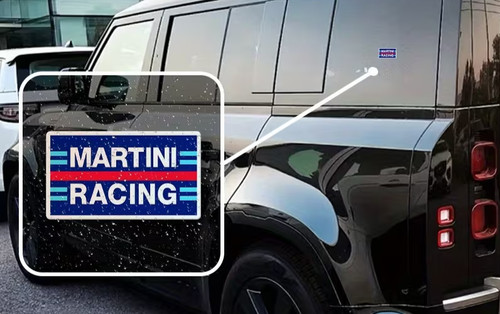 Martini racing vinyl decal - martini,