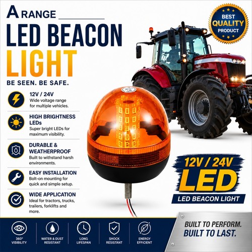 Led flashing warning beacon - 60,