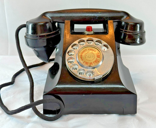 Vintage gpo 332 black bakelite - gpo,