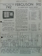Ferguson AC Short Wave Mains
