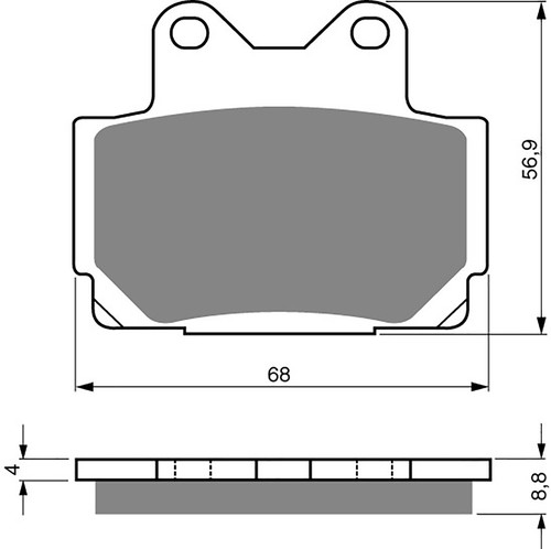Brake disc pads - disc,