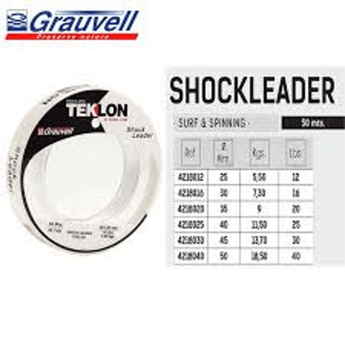 Grauvell teklon shock leader - grauvell,
