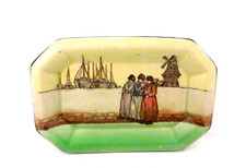 RARE ROYAL DOULTON SERIESWARE ANTIQUE PIN TRAY - DUTCH A HARLEM D1886 - NOKE !!