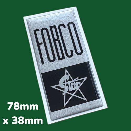 Fobco star resin badge pillar - badge,