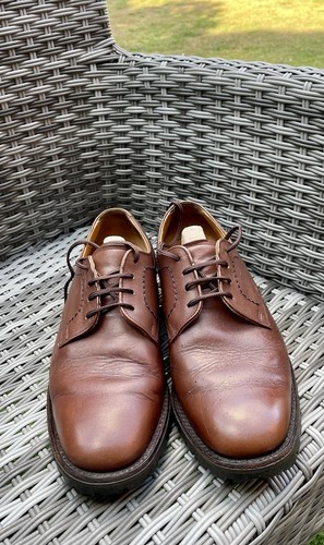 Loake brown leather size uk - brown,