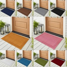 Non Slip Indoor Door Mat Dirt Trapper Entrance Outdoor Rug Welcome Front Doormat