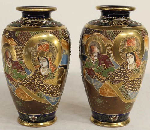 Antique japanese vase - antique, pair