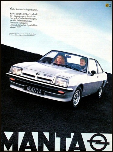 Opel manta original - manta, gt/e