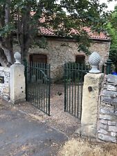 Stone large pinecone wall finial, gate post acorn ball cone pine cone post cap