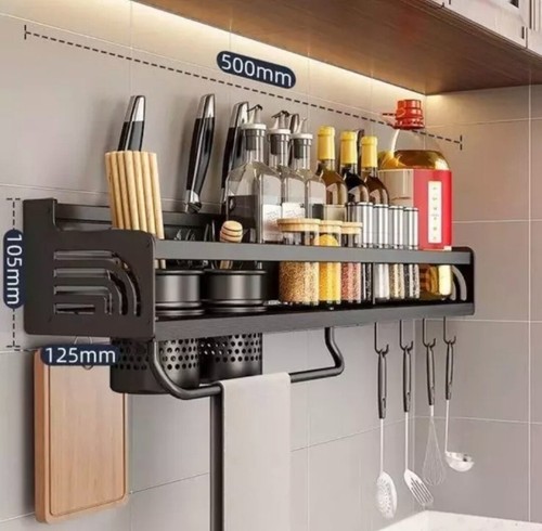Spice rack wall mounted - rack,