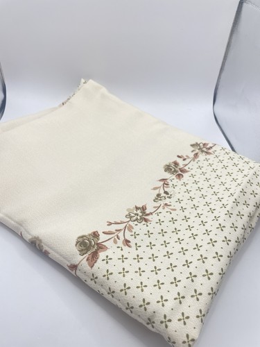 Vintage floral tablecloth - vintage,