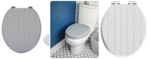 Toilet seat tongue groove - seat,
