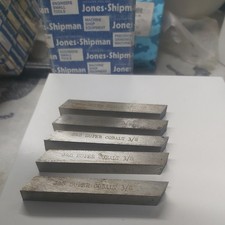 Jones Shipman 3/8" lathe cobalt tool steel lathe tools x 5 HSS 