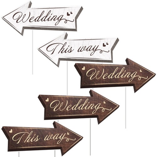 Pcs wedding directional - 5,