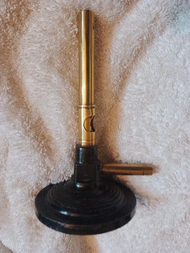 Vintage brass bunsen - vintage,
