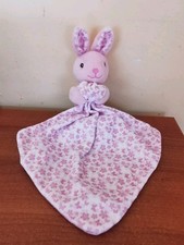 St Bernard Dunnes Stores Pink Bunny Baby Comforter Blanket Blankie Rabbit