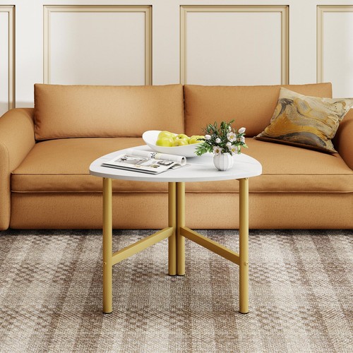 Coffee table with faux - table,