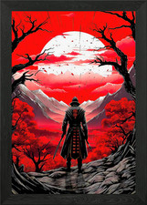 Samurai Yokai Framed Wall Art