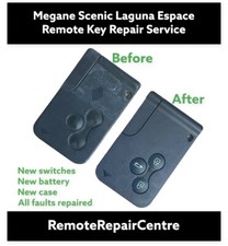 Card Not Detected Renault Scenic & Megane Key Card Repair Service Fix + NEW CASE