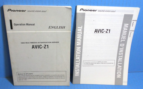 Pioneer avic hdd multimedia - pioneer, avic-z1