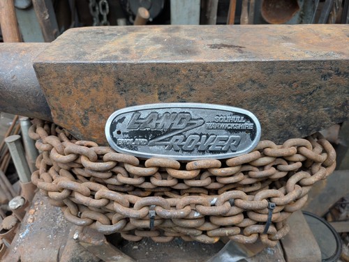 Aged worn land rover series - land,