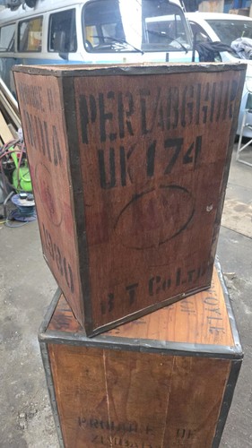 Vintage tea boxs wooden - tea,