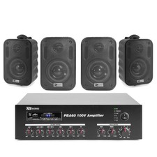 PD BC30V Black Wall Speakers