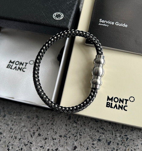 Nwt montblanc silver bracelet - montblanc,