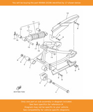 YAMAHA Clip, 90468-20196 OEM