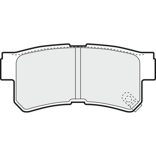 Brake pads set for - set,