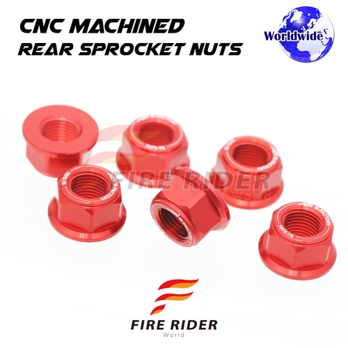 Red rear wheel sprocket - red,