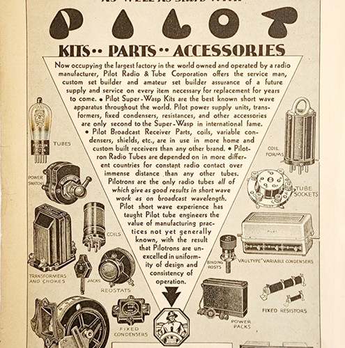 1931 pilot radio - &, kits