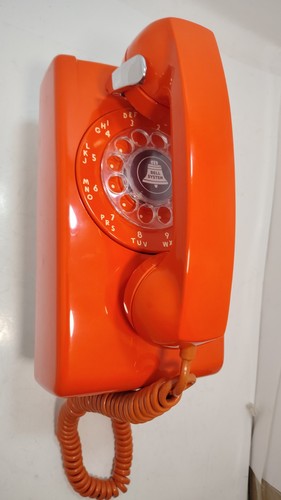 Vintage bright orange retro - bright,