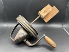 FARM MASTER SCC BLUE Butter Churn Wood Paddles Top & Mechanism ONLY No Jar