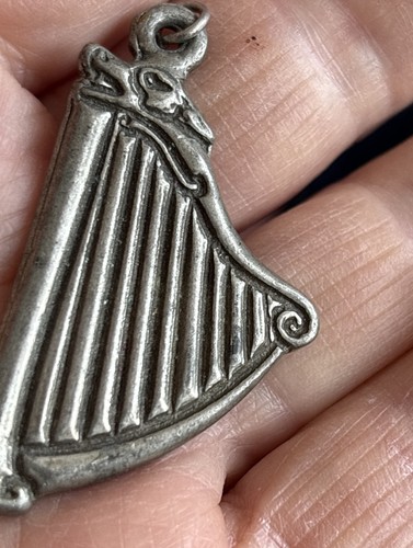 Celtic harp with dragon detail - celtic,