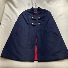Vintage Nurses Cape Wool Navy