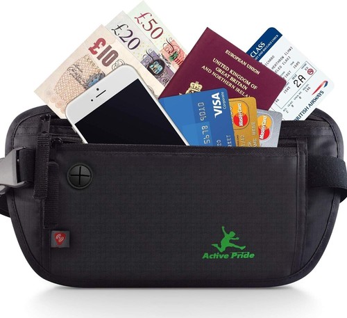 Money belt bum bag - money,