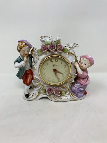Meiko mantel clock white - clock,