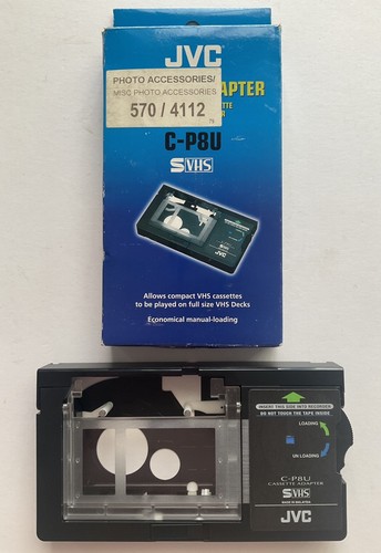 Jvc p8u vhs cassette - jvc, s-vhs