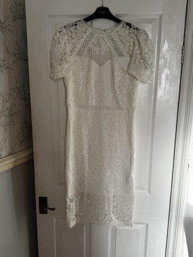 White size lipsy dress - size, 12