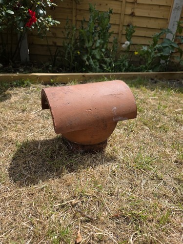Terracotta open fire chimney - terracotta,