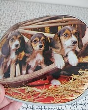 50s 60s Vintage Retro Kitsch Edward Sharp & Sons Toffee Sweet Tin Dogs Puppies
