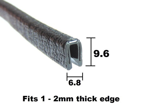 Flexible pvc rubber - rubber, edge