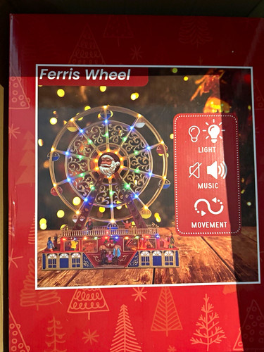 Large christmas ferris wheel - large,