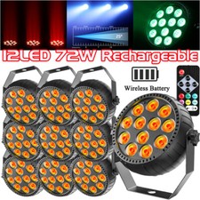 10PC Rechargeable Par Lights