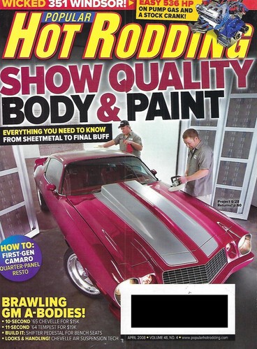 Popular hot rodding magazine - rodding,