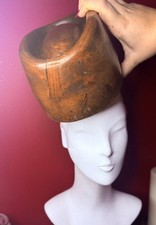 Vintage Hat Block Wooden