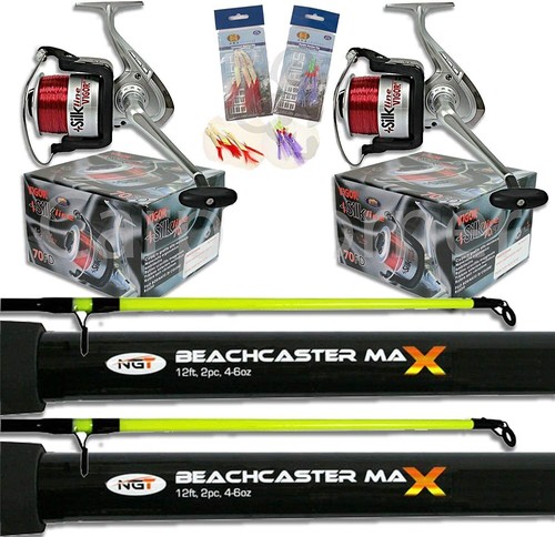2pc12ft 6oz beachcaster - 4-6oz,